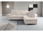 Ecksofa WERK2 "Bonny inkl. Kopfteilverstellung, Bettfunktion, Stauraum, Breite 265cm", natur, B:265cm H:103cm T:215cm, 100% Polyester, Sofas, Ecksofa, Komfortwunder mit Schlaffunktion, verstellbarem Kopfteil & Stauraum.