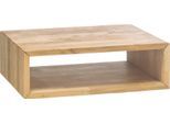 Nachttisch HASENA "Akai", braun (eiche bianco, geölt), B:50cm H:16cm T:41cm, Eiche massiv, Tische, Nachttisch