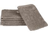 Waschhandschuh ROSS "Premium", grau (flanell), B:16cm L:22cm, Frottier, Handtücher, Waschhandschuh, 100% Baumwolle