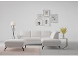 Ecksofa SIT & MORE "Fashion L-Form", silber, B:250cm H:84cm T:207cm, Sofas, Ecksofa, wahlweise mit Kopfteilverstellung und Vorziehsitz, motorisch