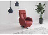 TV-Sessel SIT & MORE "Juma, inkl. Drehfunktion & Kopfteilverstellung", rot (feuerrot), B:75cm H:110cm T:82cm, Sessel, TV-Sessel, Höhe Armlehne 62 cm, wahlweise mit Aufstehhilfe, 2 Motoren und Akku