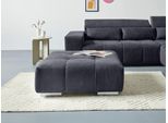 Hocker COTTA "Orion", schwarz, B:103cm H:42cm T:103cm, 90% Polyester, 10% Polyamid, Hocker, Hocker