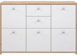 Kommode FORTE "CHEST", grau (betonoptik, old, wood vintage), B:114,1cm H:77,5cm T:29,6cm, Sideboards, Kommode, Breite ca. 114 cm