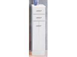 Midischrank WELLTIME "Rallye", weiß, B:25cm H:99cm T:35cm, Holzwerkstoff, MDF, Schränke, Midischrank, Breite 25 cm, mit wechselbarem Türanschlag