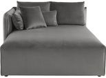 Ottomane OTTO HOME "Nöre", grau (hellgrau), B:138cm H:86cm T:168cm, 100% Polyester, Sofas, Ottomane, Lounge-Modul - zum eigenen Zusammenstellen, Breite 138cm, Tiefe 168cm