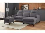 Stauraumhocker HOME AFFAIRE "Lolland", grau (anthrazit), B:60cm H:47cm T:60cm, Luxus-Microfaser ALTARA NUBUCK (100% Polyester);Struktur Flausch (90% Polyester, 10% Polyamid);Struktur imprägniert - feucht abwischbar (100% Polyester), Hocker, Stauraumhocker, passend zur Serie "Lolland", auch mit abwischbarem Bezug