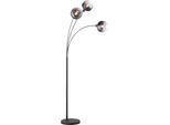 JUST LIGHT Stehlampe "ZEA", schwarz, 3, Ø 25cm H: 160cm, 1 Stk., Leuchten, ExklusiveE14, Stehlampe