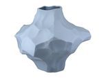Tischvase GILDE "Vase bauchig Olbia blau H. 20 cm", blau, B:23,5cm H:20cm T:19,5cm, Porzellan, Vasen, Tischvase
