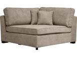 Sofa HOME AFFAIRE "Skara XXL", beige (dunkelbeige), B:130cm H:86cm T:130cm, 100% Polyester, Sofas, Sofa, Eckelement zur individuellen Polstergarnitur-Gestaltung