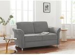 2-Sitzer SIT & MORE "Darwin", grau, B:159cm H:83cm T:96cm, Sofas, 2-Sitzer, inklusive Federkern, wahlweise mit Kopfteilverstellung