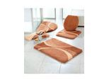 Badematte GRUND Gr. 2, orange (terrakotta), rechteckig (70cm x 120cm ), 1 Stk., Badematten, Badematte