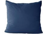 Kissenbezug PRIMERA "Primera Mako-Feinjersey Kissenbezug im Doppelpack", blau (marine), B:80cm L:80cm, Feinjersey, Obermaterial: 100% Baumwolle, Kissenbezüge, Kissenbezug, In vielen Uni-Tönen