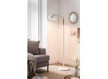 SALESFEVER Stehlampe "Havar", weiß, 1, Ø 20cm H: 149cm, 1 Stk., Leuchten, mit verstellbarem Leuchtarm, Stehlampe