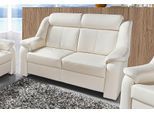 2-Sitzer SIT & MORE "Basel", weiß (altweiß), B:140cm H:98cm T:95cm, PRIMABELLE-Microfaser, Luxus-Microfaser (100% Polyester);Altara Nubuck, Luxus-Microfaser (100% Polyester);SOFTLUX-Kunstleder;NaturLEDER (echtes Rindsleder), Sofas, 2-Sitzer