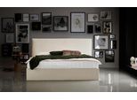 Bettgestell "Melody", beige (creme), B:182cm H:107cm L:213cm, Bettgestell und seitliche Einfassung der Matratzen: Cord, ATLANTIC HOME COLLECTION, Betten, Bettgestell, mit Bettkasten und Lattenrost
