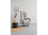 TV-Sessel SIT & MORE "Tycoon", silber, B:74cm H:112cm T:82cm, 98% Polyester 2% Polyamid, Sessel, TV-Sessel, wahlweise manuell, mit zwei Motoren oder mit Akku oder mit 2 Motoren