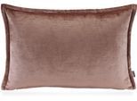Dekokissen H.O.C.K. "Bonanza", rosa (rosa, unifarben), B:60cm H:10cm L:40cm, Obermaterial: 100% Polyester. Füllung: 100% Polyester, Dekokissen_Sitzkissen_Kissenhüllen, Dekokissen, leicht schimmernd, inkl. Füllung, Bezug mit Reißverschluss abnehmbar