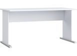 Schreibtisch FORTE "Tempra", weiß, B:144cm H:72cm T:72cm, Tische, Schreibtisch, Breite 144 cm