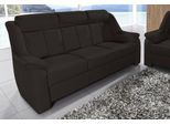 3-Sitzer SIT & MORE "Basel", schwarz, B:190cm H:98cm T:95cm, Altara Nubuck, Luxus-Microfaser (100% Polyester);PRIMABELLE-Microfaser, Luxus-Microfaser (100% Polyester);SOFTLUX-Kunstleder;NaturLEDER (echtes Rindsleder), Sofas, 3-Sitzer