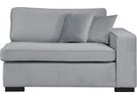 Sofaelement HOME AFFAIRE "Skara XXL", grau, B:140cm H:86cm T:130cm, 100% Polyester, Polsterelemente, Sofaelement, Modul XXL - zum eigenen Zusammenstellen, Armlehne links/rechts wählbar