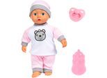 Babypuppe BAYER "Kiss Baby, 36cm", rosa (weiß, rosa), Puppen, Baby, Babypuppe