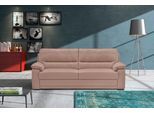 2,5-Sitzer EGOITALIANO "Doris, modernes Designersofa, Ledersofa mit erstklassiger Sitzqualität", rosa (millenium rose), B:192cm H:90cm T:93cm, Leder »BULL« (echtes Rindsleder). Geschliffenes, pigmentiertes und behandeltes Rindsleder mit einer Dicke von 1, 3-1, 5 mm. Dieses Leder zeigt eine ziemlich weiche Hand mit einem halb undurchsichtigen Aussehen. Es handelt sich um ein geschütztes Leder. Eine