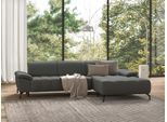 Ecksofa SIT & MORE "Cool L-Form", grau, B:290cm H:79cm T:185cm, Sofas, Ecksofa, wahlweise mit Kopfteilverstellung und Vorziehsitz, motorisch