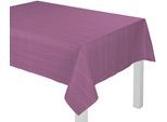 Tischdecke WIRTH "LANGWASSER" Gr. 1, lila, B:85cm L:85cm, Kunstfaser, Tischdecken, Tischdecke