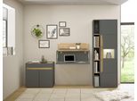 Büromöbel-Set HOME AFFAIRE "CiTY/GiRON", grau (anthrazit), B:270cm H:200cm T:40cm, Arbeitsmöbel-Sets, Büromöbel-Set