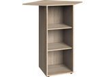 Eckregal WIMEX "Multiraumkonzept", braun (eiche sägerau, nachbildung), B:66cm H:98cm T:40cm, Holzwerkstoff, Regale, Eckregal, planbar und erweiterbar