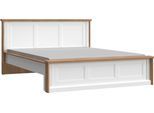 Bettgestell OTTO HOME "Tara", weiß (weiß, pacific walnut, weiß, pacific walnut, weiß, pacific walnut), B:181cm H:100cm L:222cm, Betten, Bettgestell, Liegefläche 160x200 cm