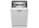 MIELE Unterbaugeschirrspüler "G 5740 SCU SL", Energieeffizienz: C, silber (weiß), B:44,8cm H:80,5cm T:57cm, Geschirrspüler, Unterbaugeschirrspüler