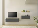 Büromöbel-Set HOME AFFAIRE "CiTY/GiRON", grau (anthrazit), H:170cm T:30cm, Arbeitsmöbel-Sets, Büromöbel-Set, Home Office