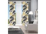Schiebegardine VISION S "LETHI", grau (goldfarben, anthrazit), B:60cm H:260cm, Polyester, Gardinen, Schiebegardine, DIGITALDRUCK