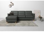 Ecksofa HOME AFFAIRE "Palmera L-Form, B: 244 cm - OTTO. Verlässliche Qualität.", grau (anthrazit), B:244cm H:89cm T:163cm, Luxus-Microfaser (100% Polyester);Struktur (100% Polyester);Luxus-Microfaser in Lederoptik (100% Polyester), Sofas, Ecksofa, optional Bettfunktion & Bettkasten, Federkern