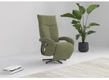 TV-Sessel SIT & MORE "Amica, inkl. Kopfteilverstellung & Drehfunktion", grün (hellgrün), B:74cm H:112cm T:82cm, 100% Polyester, Sessel, TV-Sessel, wahlweise mit 2 Motoren, Akku und Aufstehhilfe
