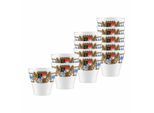 Schnapsglas SELTMANN WEIDEN "Stamper Compact Bayern 50 ml 12er Set bunt", bunt, 12 tlg., Porzellan, Trinkgefäße, Schnapsglas