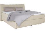 Boxspringbett HOME AFFAIRE "Océane", rosa (pearl), B:190cm L:221cm, Komplettbetten, Boxspringbett, Bodenfrei- wirkt freischwebend, verschiedene Härtegrade (auch H4)