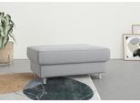 Stauraumhocker SIT & MORE "Apulia", grau (hellgrau), B:104cm H:48cm T:71cm, Webstoff (100% Polyester);Struktur weich ( 90% Polyester, 10% Polyamis, );Luxus-Microfaser Euphoria (100% Polyester);Samtoptik (100% Polyester), Hocker, Stauraumhocker, mit Stauraum