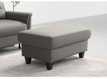 Stauraumhocker SIT & MORE "Farö", braun (schlamm), B:92cm H:47cm T:61cm, Hocker, Stauraumhocker, mit Stauraum und Federkern und wengefarbenen Füßen