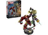 Konstruktionsspielsteine LEGO "Duell der Giganten: Hulkbuster vs. Hulk (76343), LEGO Super Heroes", rot (bunt), Spielbausteine, Kinder, Kunststoff, Konstruktionsspielsteine