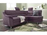 Ecksofa SIT & MORE "Cardoso L-Form", grau (anthrazit), B:250cm H:90cm T:175cm, Luxus-Microfaser (90% Polyester, 10% Polyamid);Flachgewebe (100% Polyester);Struktur (100% Polyester), Sofas, Ecksofa, mit Federkern, wahlweise mit Bettfunktion und Schubkasten