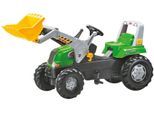 Tretfahrzeug ROLLY TOYS "Junior RT", grün, Tretfahrzeuge, KinderB:53cm H:53cm T:142cm, Kunststoff, Tretfahrzeug, Kindertraktor mit Lader, B:53cm H:53cm T:142cm