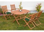 Garten-Essgruppe MERXX "Rio", braun, Obermaterial: 100% Polyester. Füllung: 100% Polyurethan, Sitzmöbel-Sets, Garten-Essgruppe