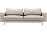3-Sitzer "CR.414, Designsofa, edles Sofa, Loungesofa, Ledersofa, klares Design", beige (grbeige, nat), B:200cm H:91cm T:106cm, CREATION BY ROLF BENZ, Sofas, 3-Sitzer, aus Leder oder Chenille, erstklassiger Sitzkomfort, legere Polsterung
