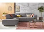 Ecksofa HOME AFFAIRE "Sapporo L-Form", grau, B:272cm H:78cm T:222cm, Struktur fein (100% Polyester);Luxus-Microfaser weich (90% Polyester, 10% Polyacryl);Struktur imprägniert (100% Polyester), Sofas, Ecksofa, wahlweise Bettfunktion oder Sitztiefenverstellung, Federkern