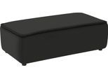 Hocker W.SCHILLIG "around-the-block", grau (graphit z59), B:120cm H:39cm T:60cm, Longlife Xtra-Leder Z59: Glattleder mit modischer Prägung. Hautstärke 0, 9 - 1, 1 mm, Hocker, Hocker, mit eleganter Biese