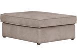 Polsterhocker OTTO HOME "Florid", grau (taupe), B:100cm H:43cm T:80cm, 100% Polyester, Hocker, Polsterhocker, einzeln stellbar oder als Teil eines Modulsofas, auch in Cord