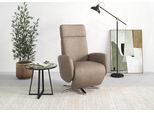 TV-Sessel SIT & MORE "Grenoble, inkl. Kopfteilverstellung", grau (taupe), B:71cm H:110cm T:82cm, Sessel, TV-Sessel, wahlweise mit 2 Motoren, Akku & Aufstehhilfe