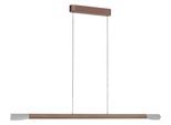 PAUL NEUHAUS Pendelleuchte "HOOP", braun (coffee), 1, H: 5cm, 1 Stk., Leuchten, LED, dimmbar, Simply Dim, Memory, nach Trennung vom Netz, Comfort Lift, Pendelleuchte